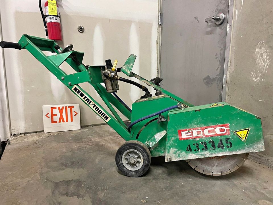 EDCO ASB-14 14" Pneumatic Walk Behind Saw