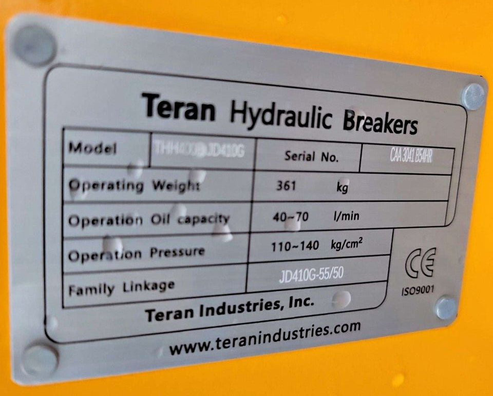 New Teran THH400B-JD410G Loader Backhoe Hammer John Deere 410G
