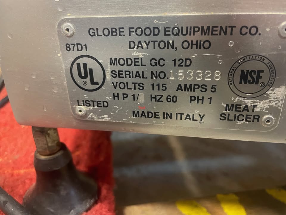 Global GC12D Meat / Cheese Slicer