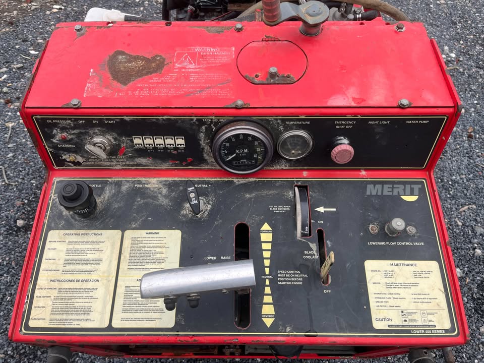 ICS MERIT 36" Diesel Asphalt Concrete Road Saw Kubota Diesel