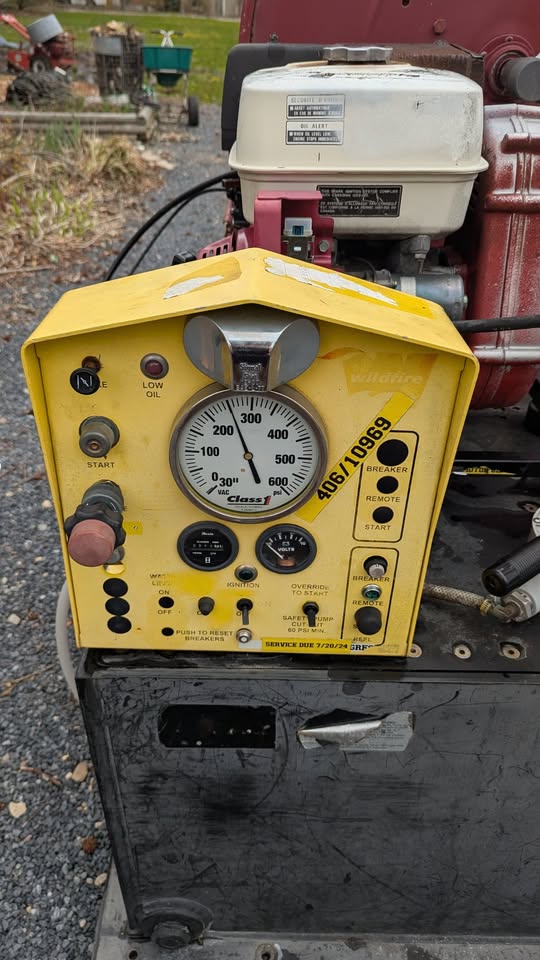 WildFire Brush Truck Insert 150gal Honda Water Pump