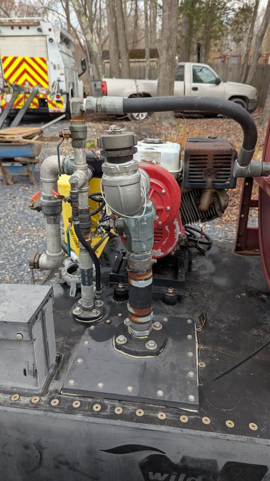 WildFire Brush Truck Insert 150gal Honda Water Pump