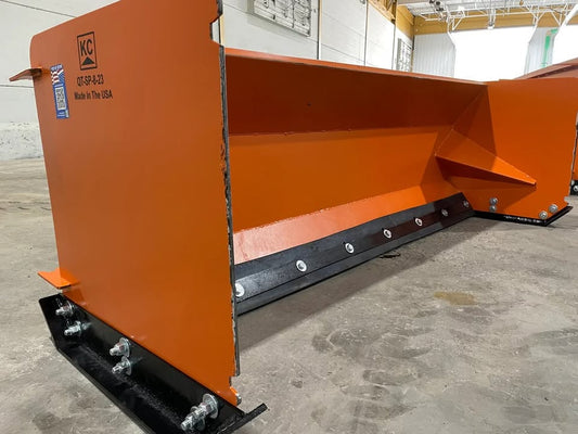 8 FOOT SNOW PUSHER SKID STEER ATTACHMENT