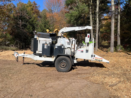2018 ALTEC DC1317 Wood Brush Chipper Kubota Only 900 Hours Bandit