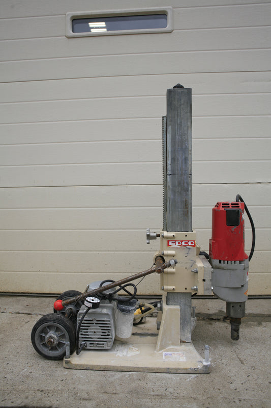 EDCO Core Drill Rig with Vacuum & Stand