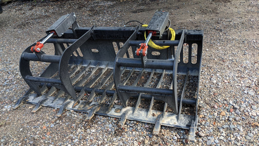 72" WILDCAT ROCK GRAPPLE BUCKET FOR SKID STEER