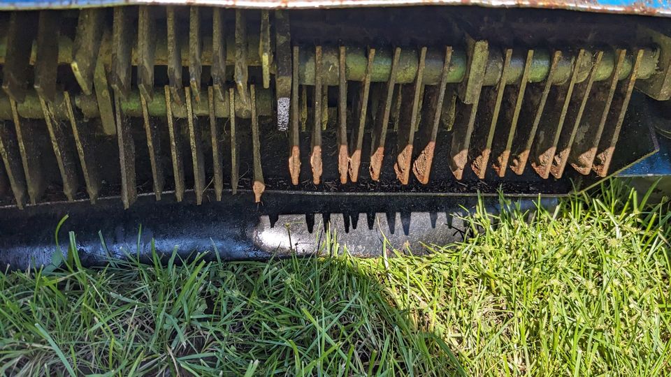 Bluebird Lawn Rake Thatcher