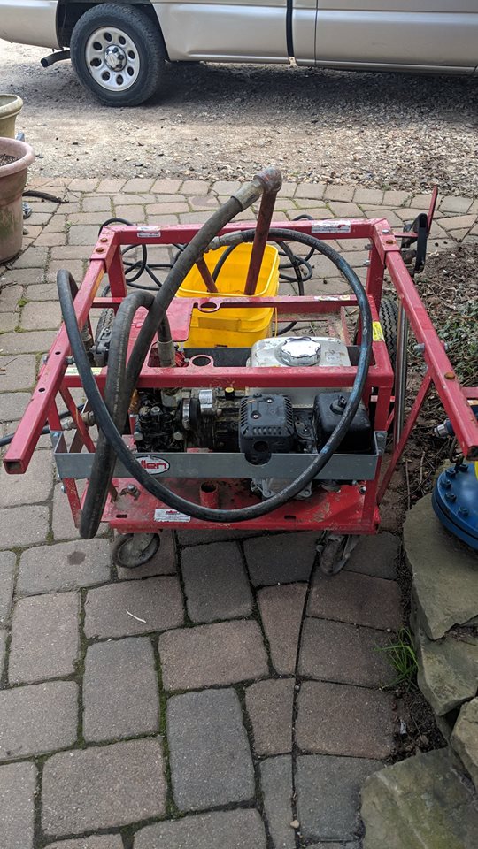 POWER SPRAYER HONDA ENGINE SEALANTS CURING CONCRETE