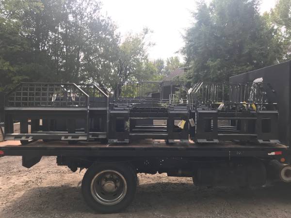 NEW ANSUNG 48" HEAVY DUTY SKID STEER LOADER WALK THRU PALLET FORKS