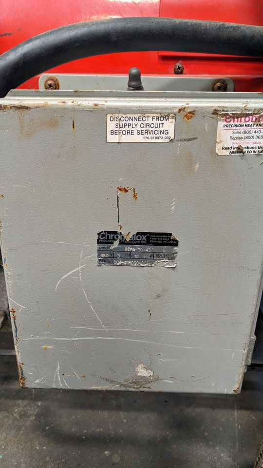 Space Shop Heater Electric 30KW 460v Chromolux