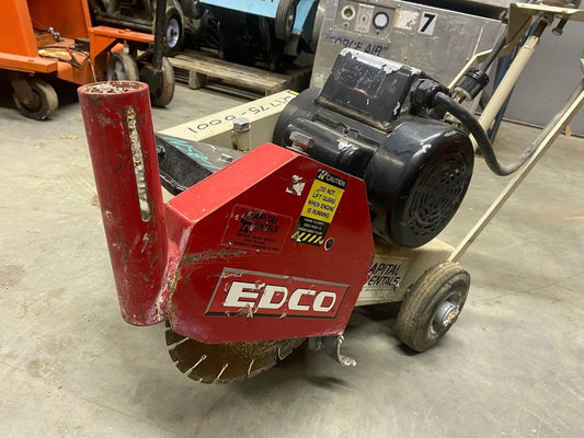Edco SK10E-1.5L 10" Electric Walk Behind Concrete Cutoff Saw