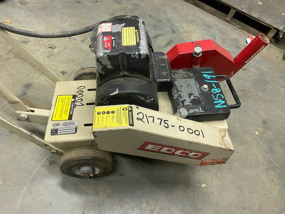 Edco SK10E-1.5L 10" Electric Walk Behind Concrete Cutoff Saw