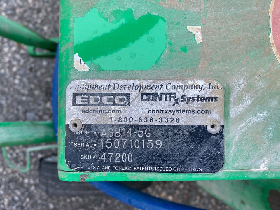 EDCO 14" Pneumatic Walk Behind Saw