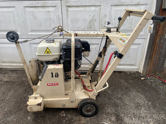 EDCO 16" Walk behind Road Saw Asphalt Concrete