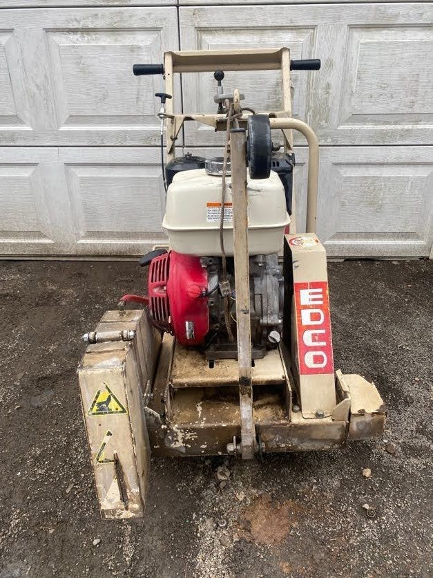 EDCO 16" Walk behind Road Saw Asphalt Concrete