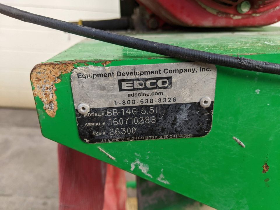 Block Saw Brick Paver Tile 14" Gas