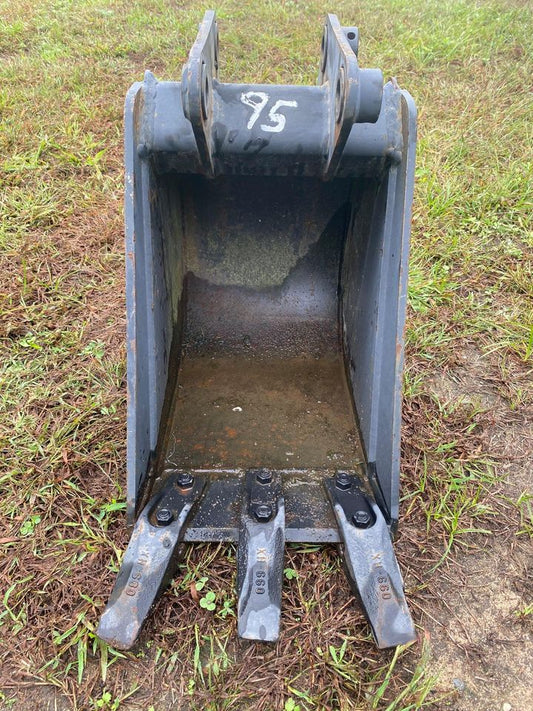 New Gannon Woods 12" Mini Excavator Tooth Bucket