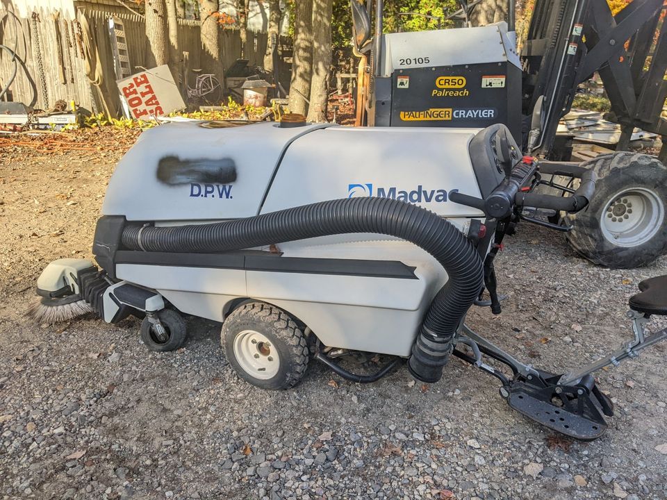 MadVac Street Sweeper Diesel Only 60 Hours