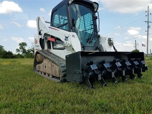NEW MIDSTATE 72" ROTOTILLER FOR SKID STEER LOADER