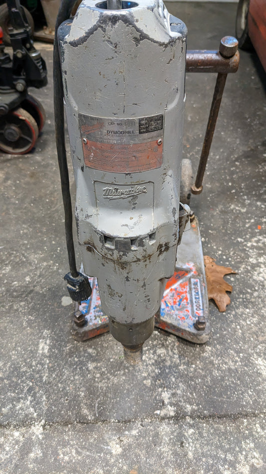 Milwaukee Core Drill on Stand 2 Speed