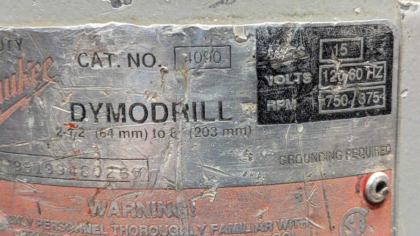 Milwaukee Core Drill on Stand 2 Speed