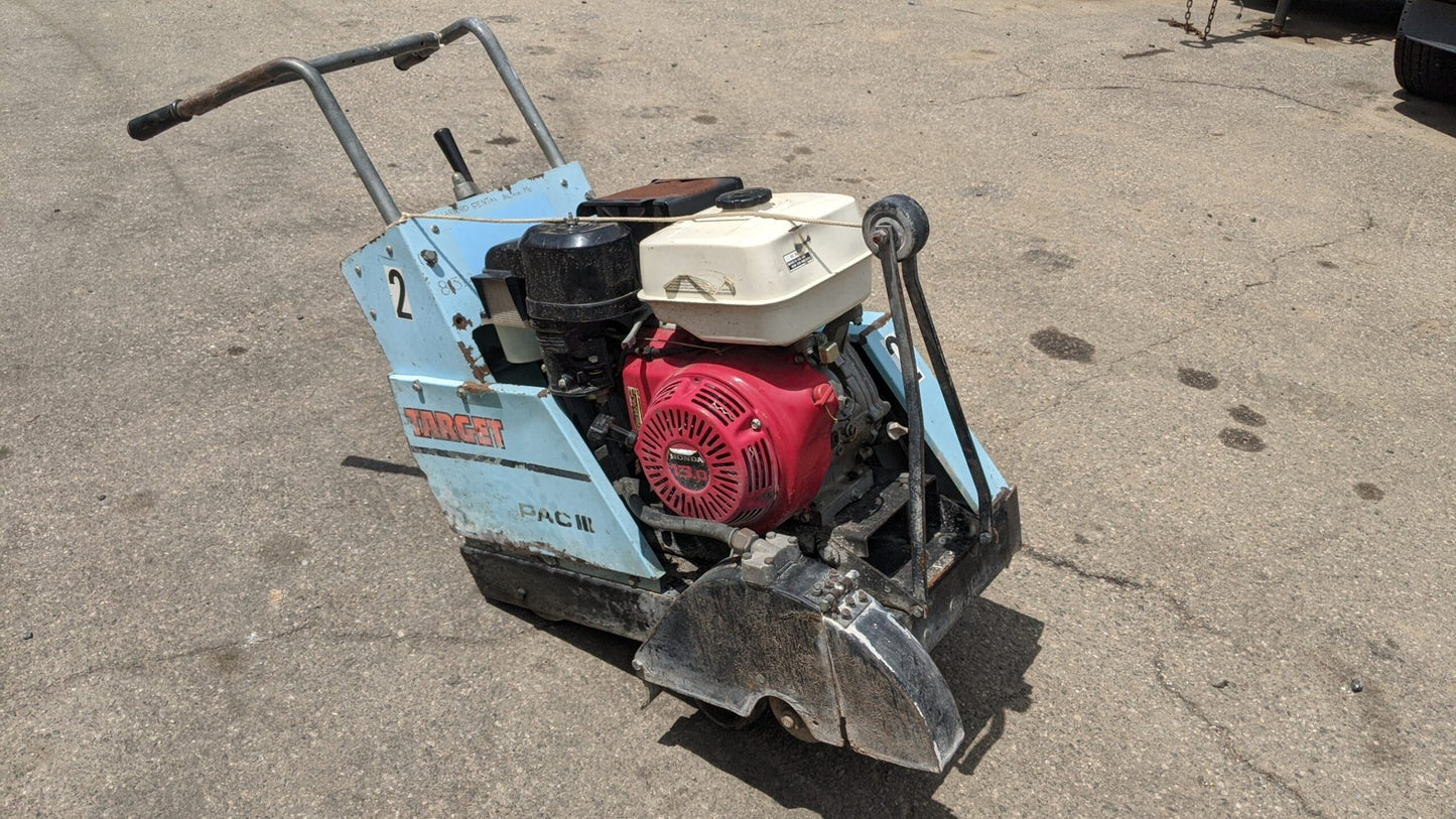 ROAD SAW ASPHALT CONCRETE WALK-BEHIND 13HP HONDA