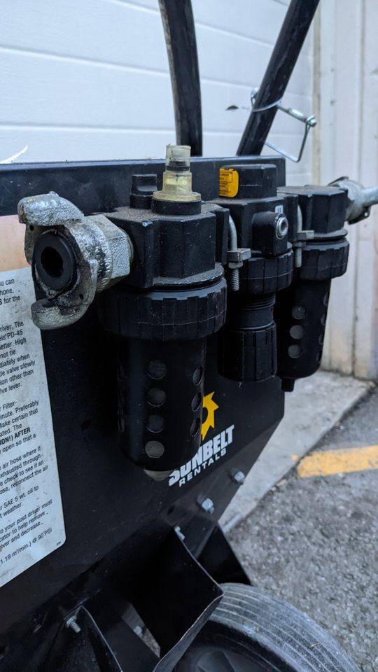 Rhino Post Pounder Pneumatic Kit & Cart