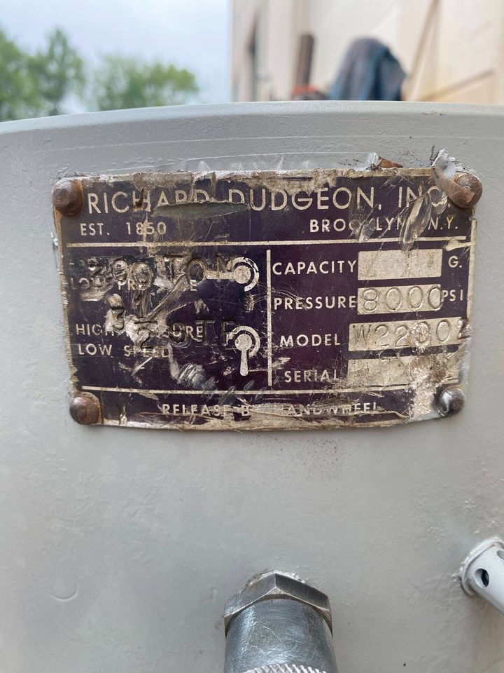 320 Ton Hydraulic Cylinder Dudgeon Enerpac