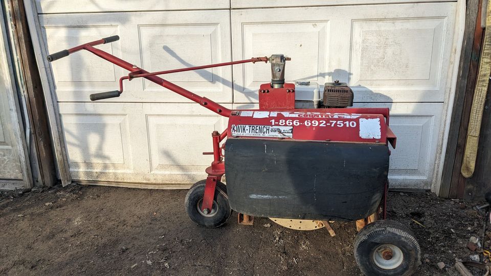 Kwik Trench Earth Saw Trencher