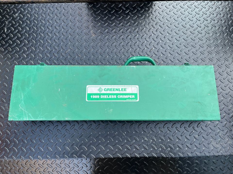 Greenlee 1989 Dieless Hydraulic Crimper