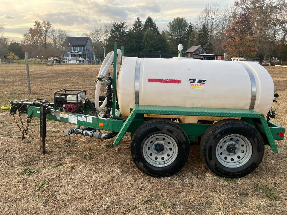 2018 Wylie 500 Gal Water Wagon on Dual Axle Trailer