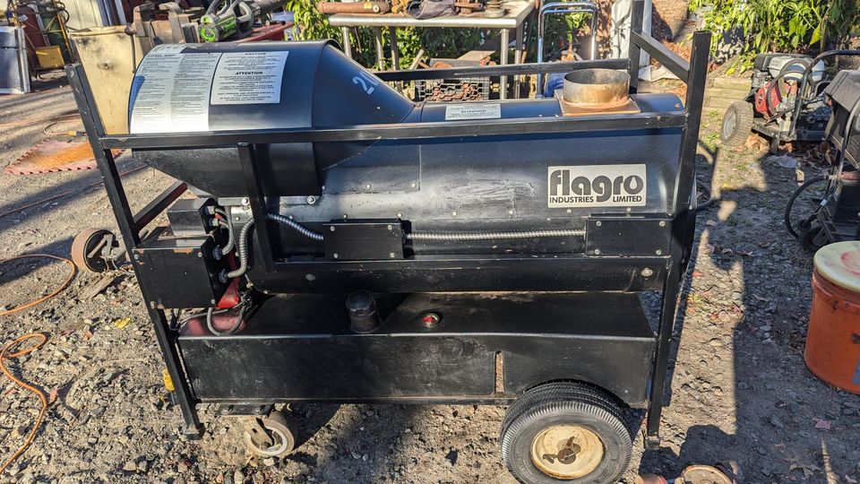 Flagro Indirect Construction Heater Oil Fired 200,000 BTU