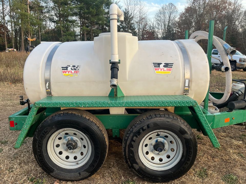 2018 Wylie 500 Gal Water Wagon on Dual Axle Trailer