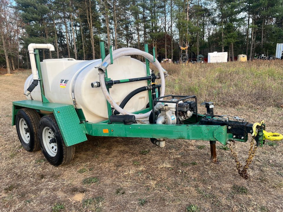 2018 Wylie 500 Gal Water Wagon on Dual Axle Trailer