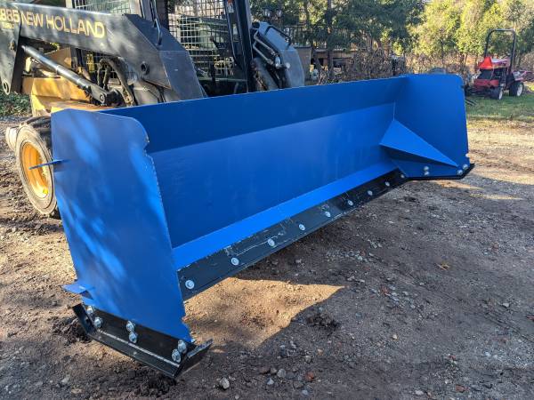 10' SNOW PUSHER - BRAND NEW - FOR SKID STEER