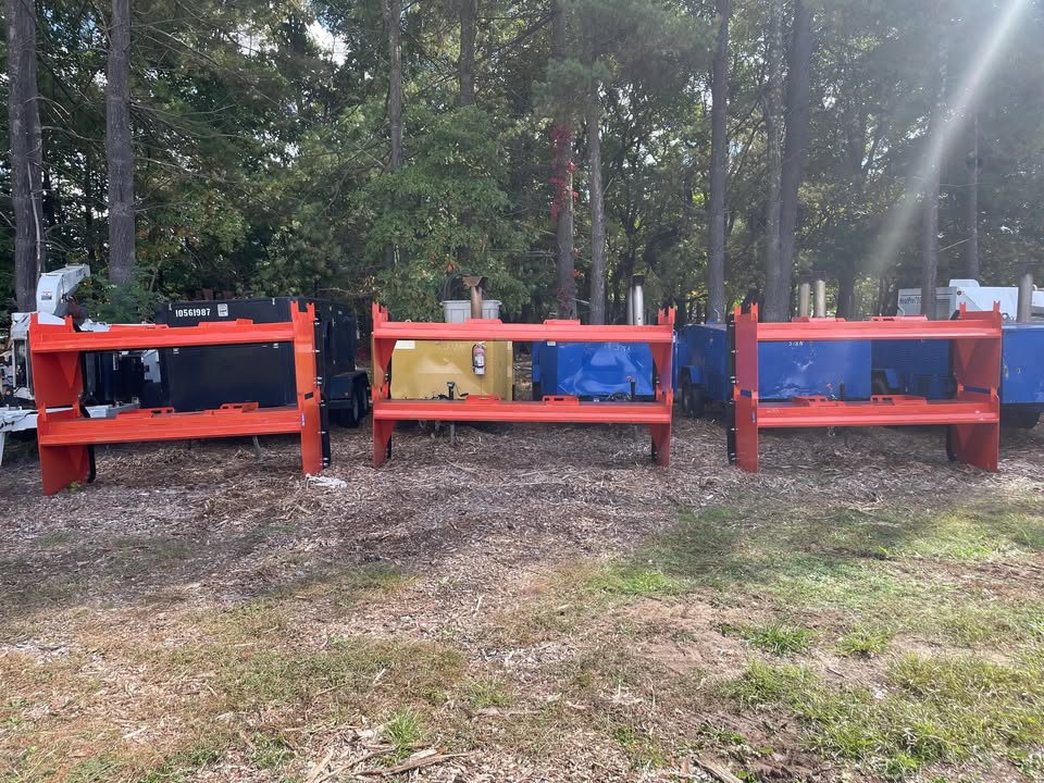 8 FOOT SNOW PUSHER SKID STEER ATTACHMENT