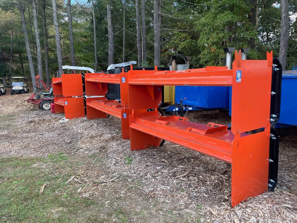 8 FOOT SNOW PUSHER SKID STEER ATTACHMENT