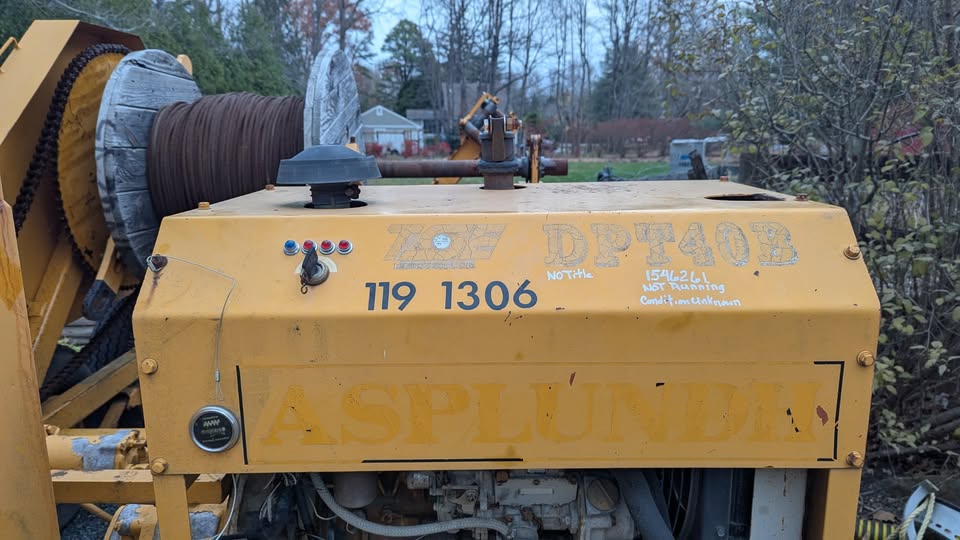 2001 TSE DPT40 Cable Puller Yanmar Diesel 7k Capacity