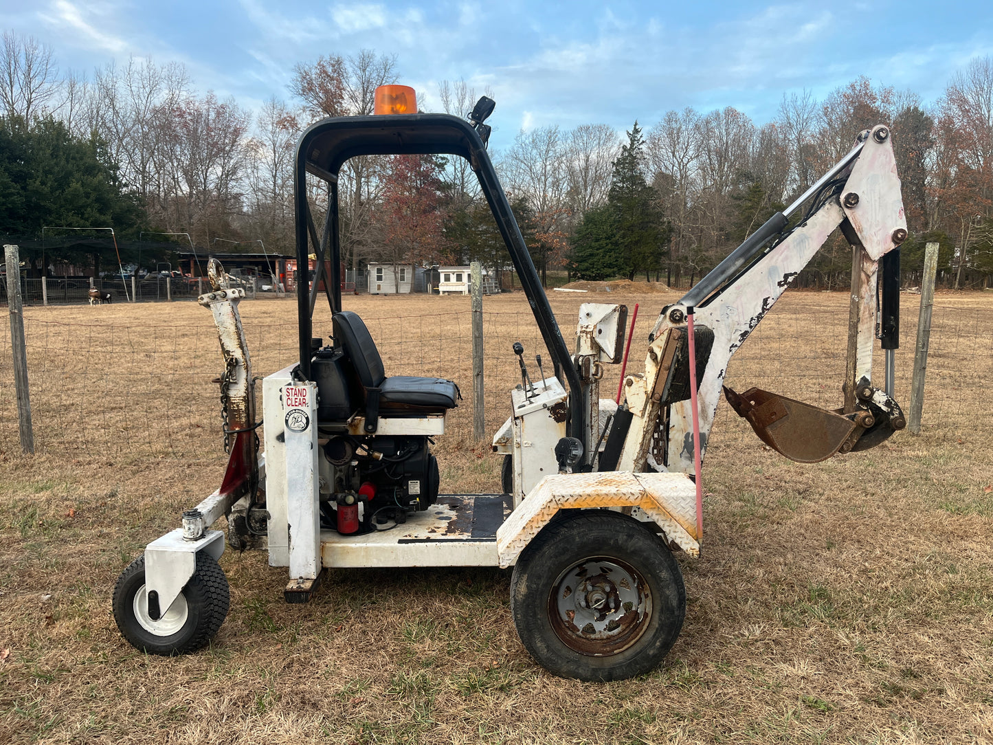 2018 RHM GF6LM Portable Backhoe Towable