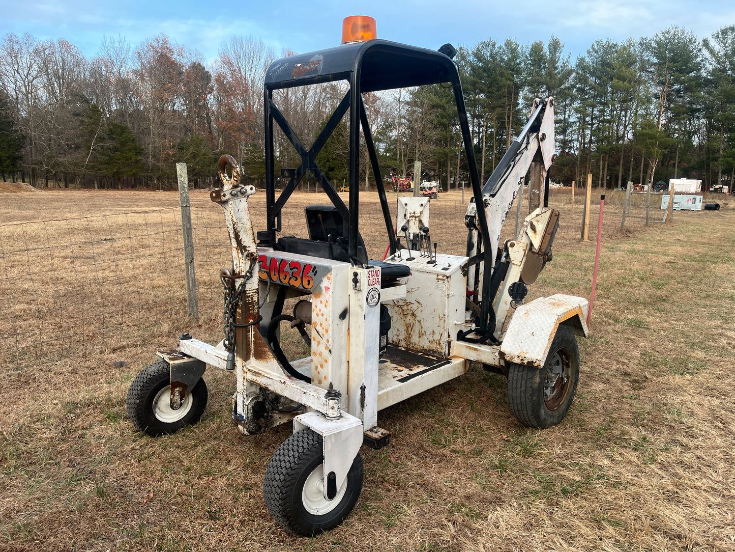 2018 RHM GF6LM Portable Backhoe Towable