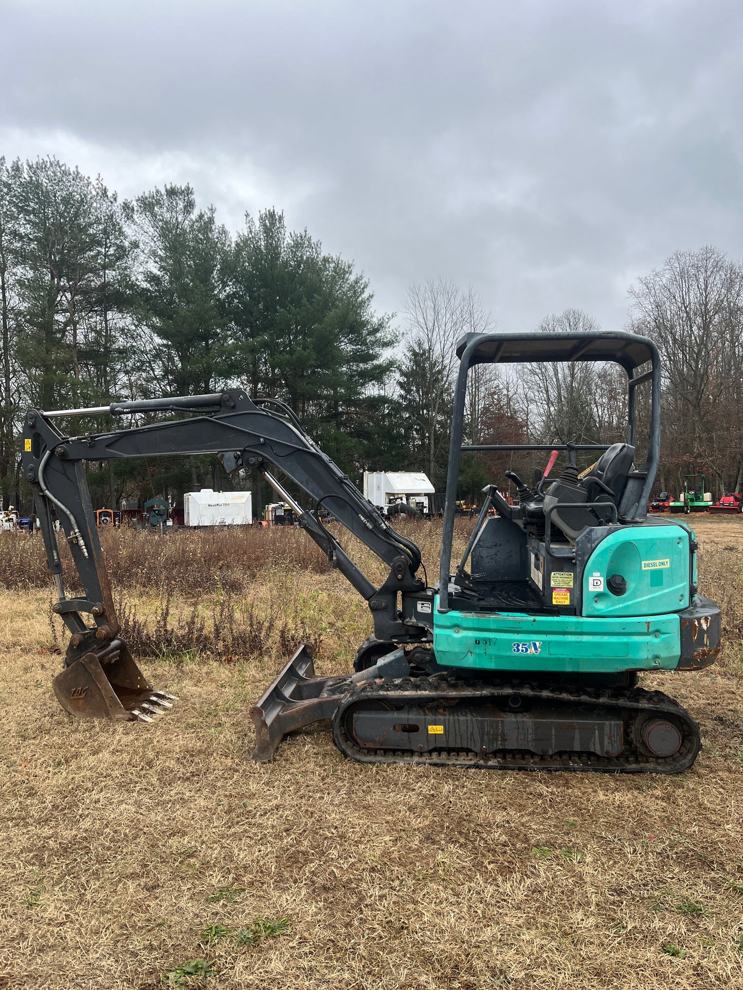 2018 IHI 35N4 3.5 Ton Mini Excavator Yanmar Diesel Engine 1375 Hours