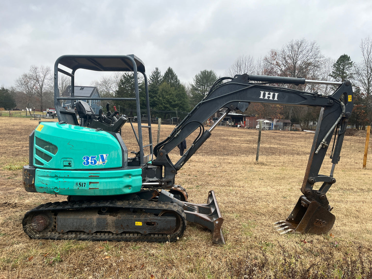 2018 IHI 35N4 3.5 Ton Mini Excavator Yanmar Diesel Engine 1375 Hours