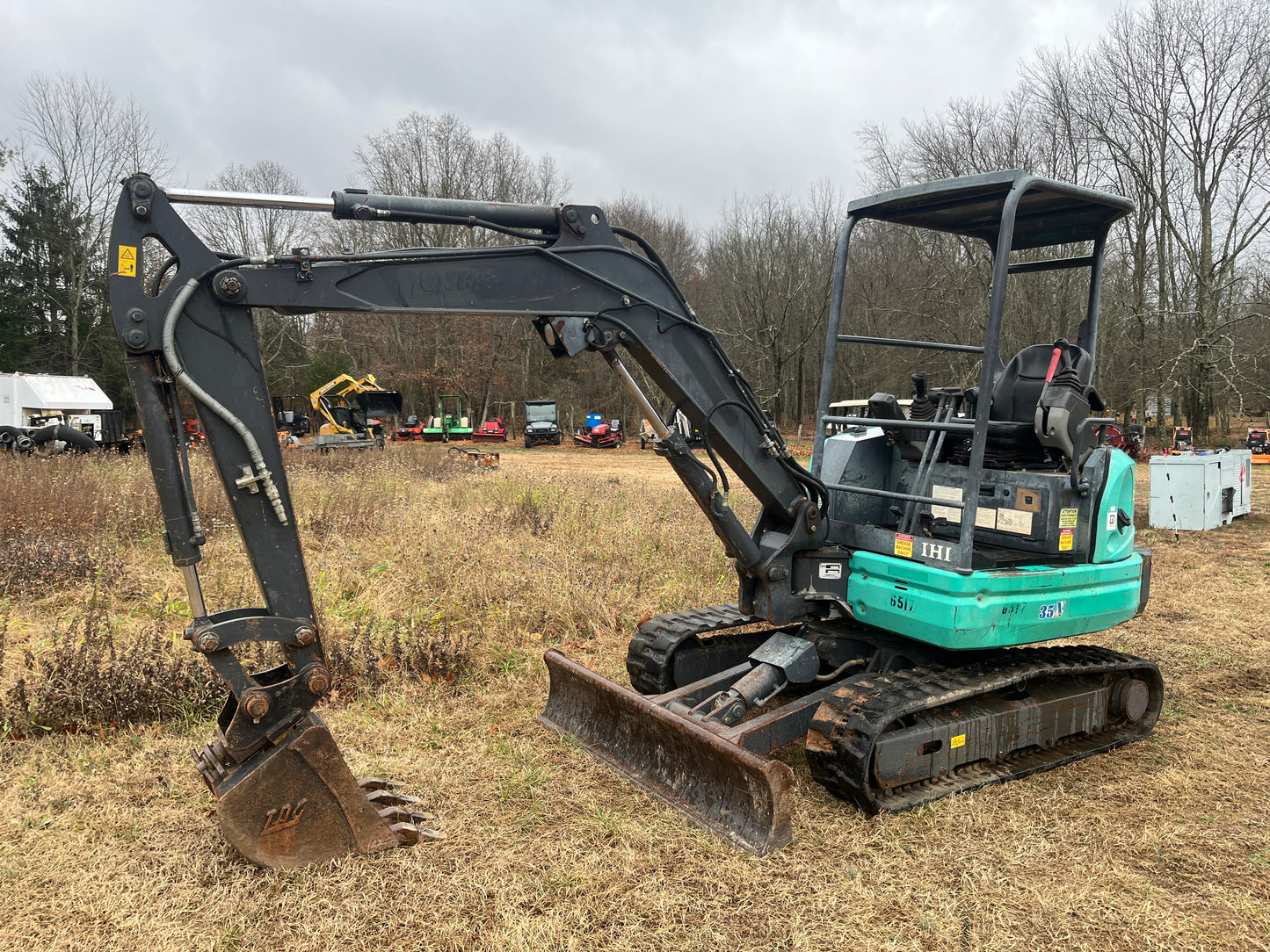 2018 IHI 35N4 3.5 Ton Mini Excavator Yanmar Diesel Engine 1375 Hours