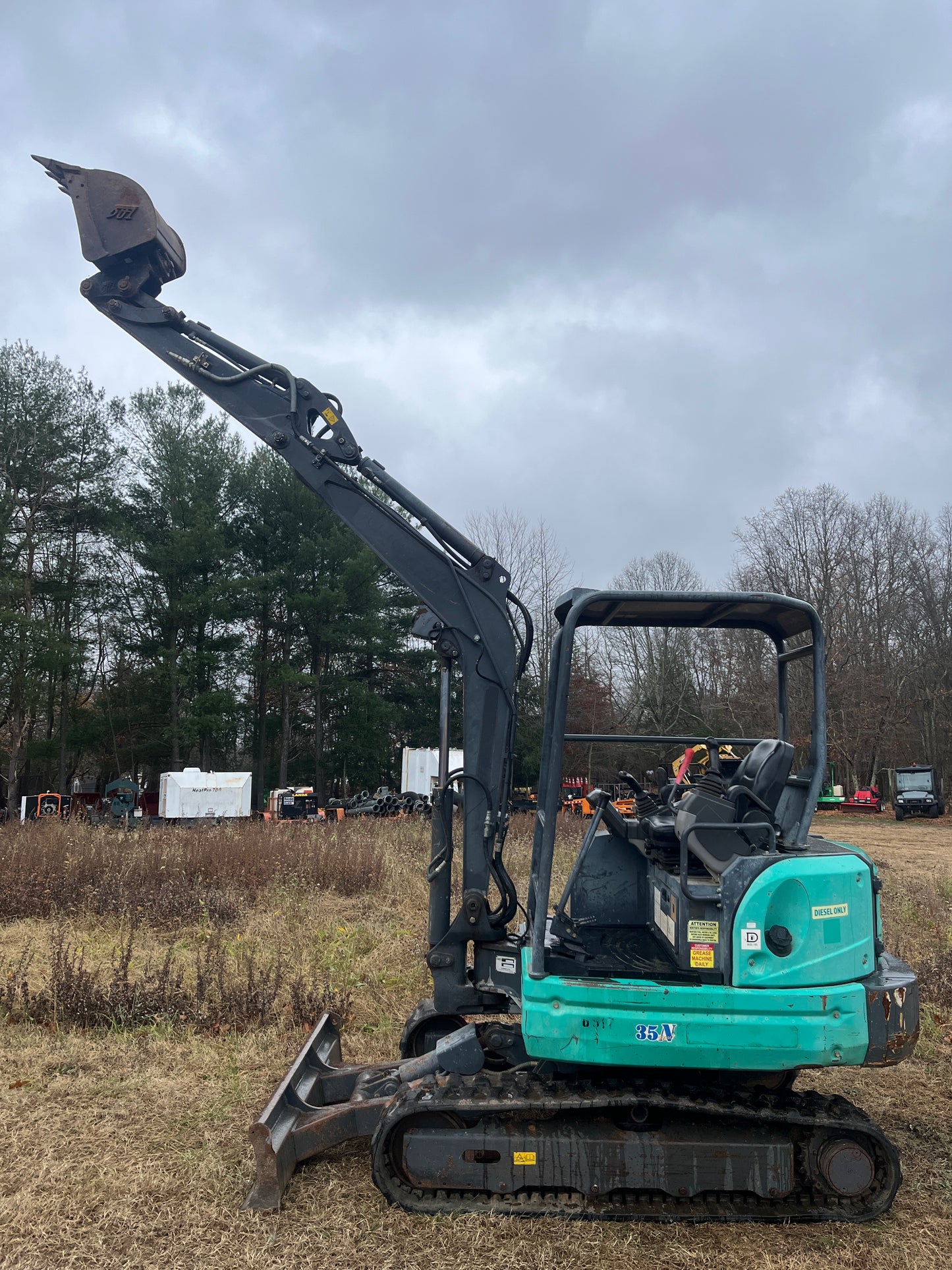 2018 IHI 35N4 3.5 Ton Mini Excavator Yanmar Diesel Engine 1375 Hours