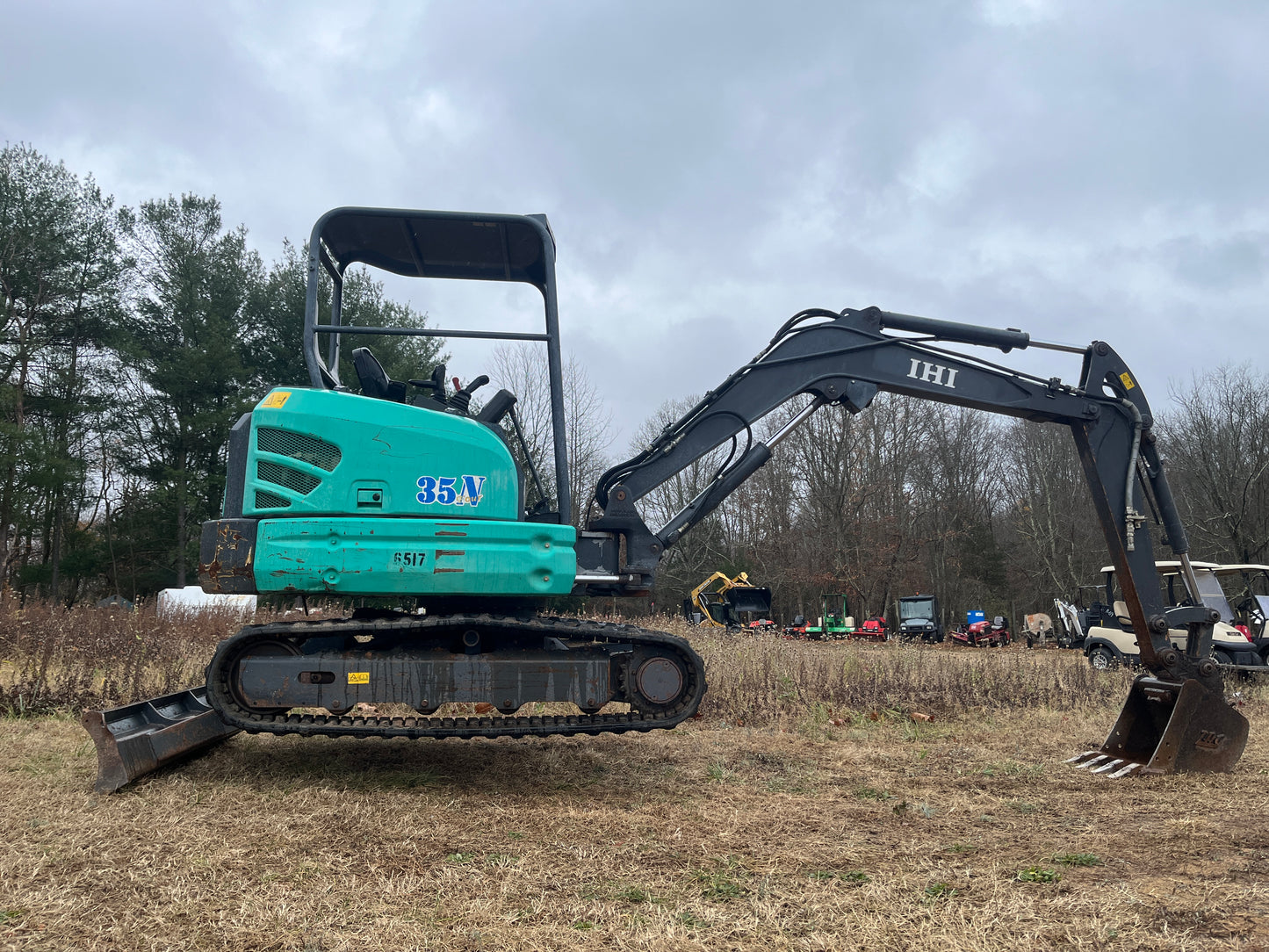 2018 IHI 35N4 3.5 Ton Mini Excavator Yanmar Diesel Engine 1375 Hours