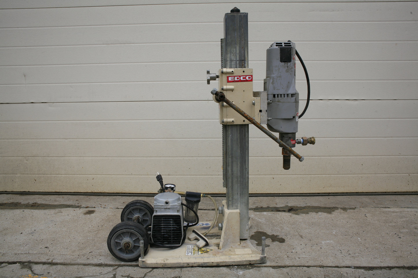 Edco Core Drill Rig with Stand & Vacuum Pump