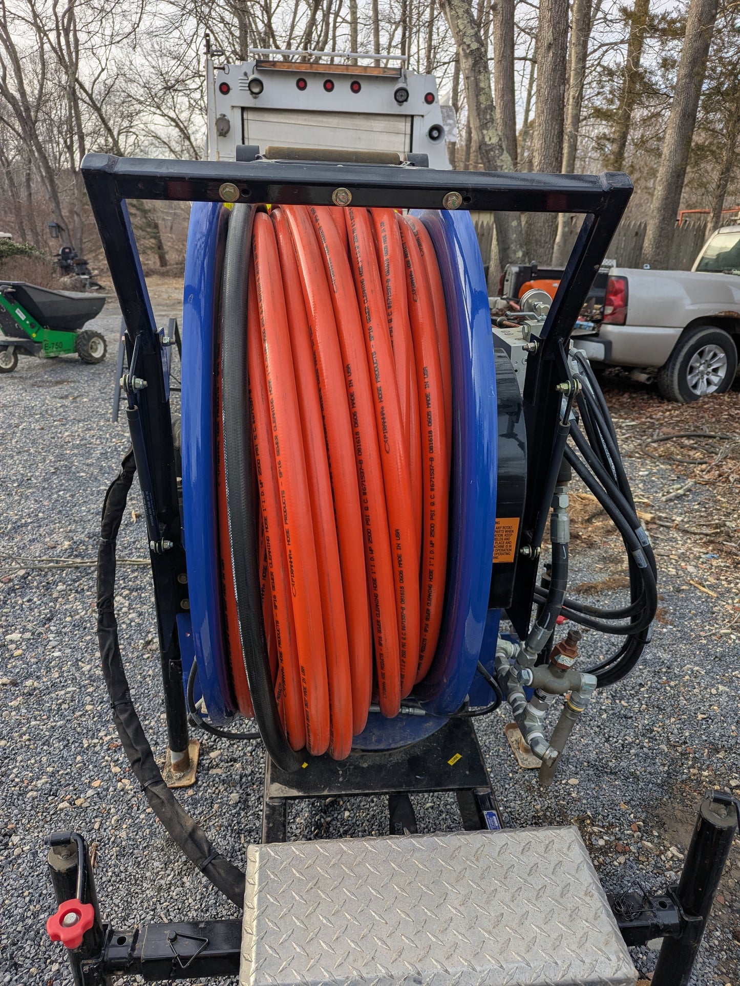 Sewer Jetter Easement Machine 600' 1" Hose