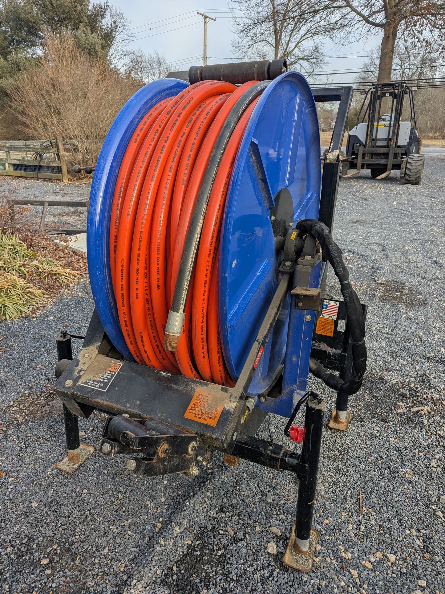 Sewer Jetter Easement Machine 600' 1" Hose