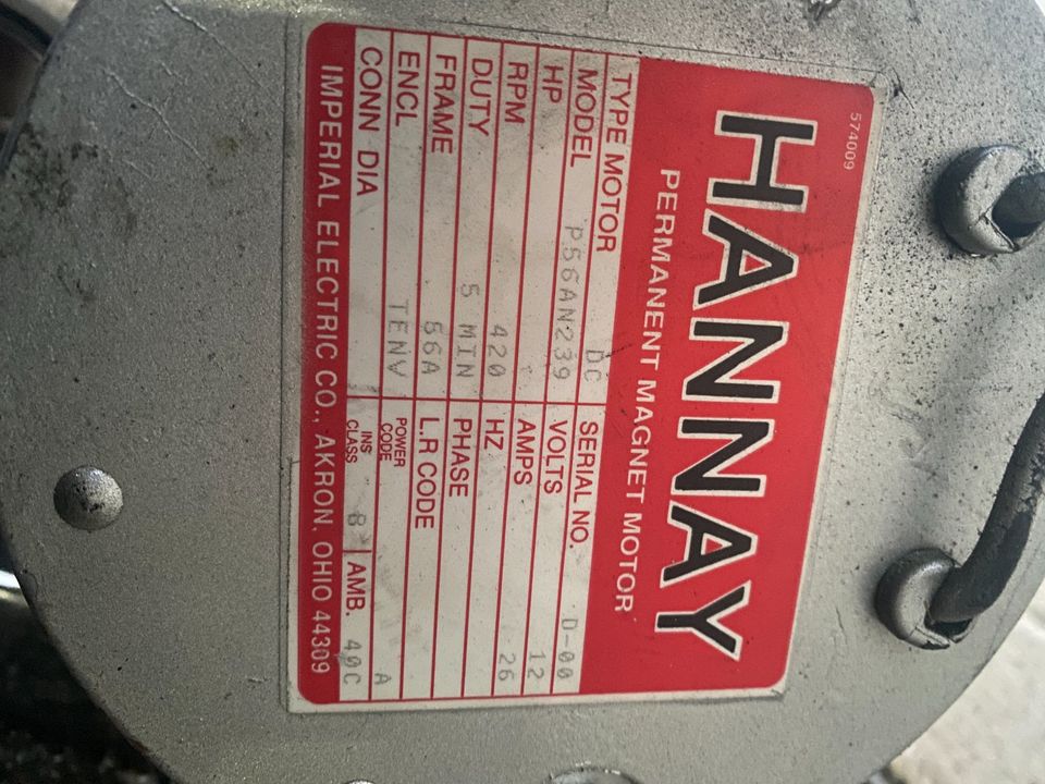 Hurst Hannay Jaws of Life 100' Hydraulic Hose Reel w/Electric Rewind