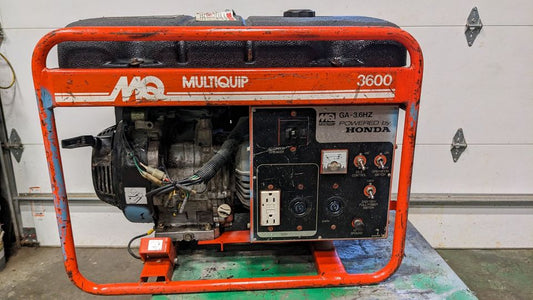 Multiquip Portable Generator GA36HZ 3600 Watt GFCI